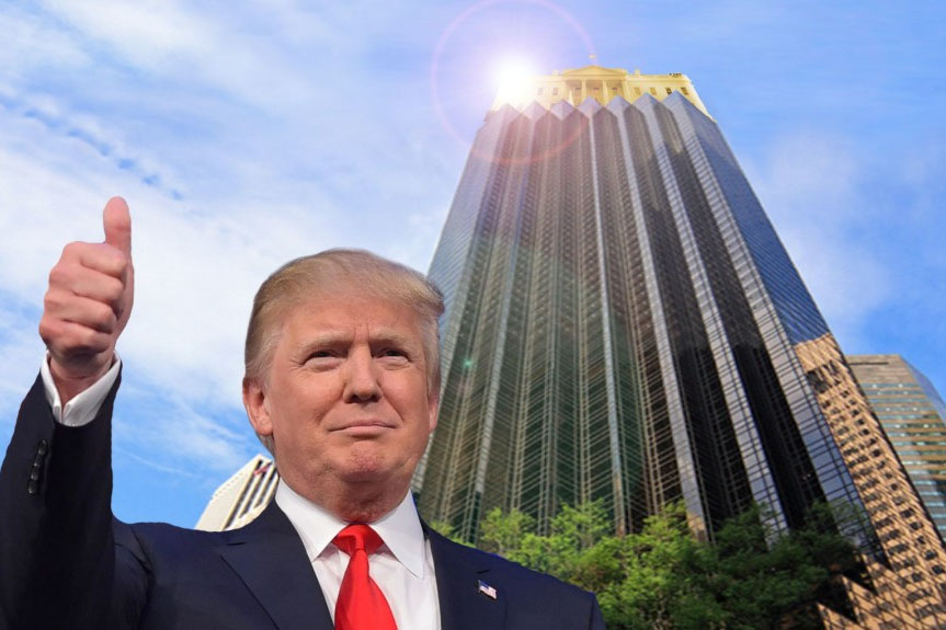 Дональд Трамп и Трамп-тауэр