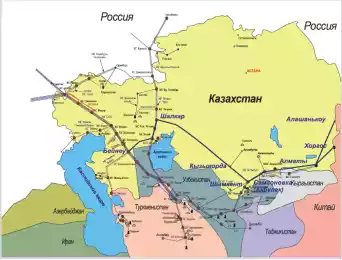 Проект газопровода "Казахстан-Китай"