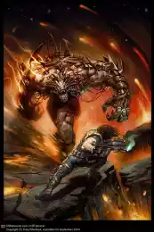 Схватка с гибер-монстром