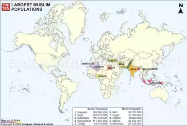 Крупнейшие исламские страны