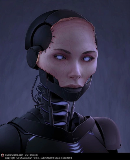 Девушка киборг