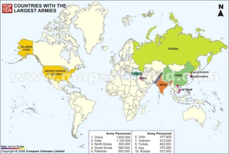 Крупнейшие армии мира