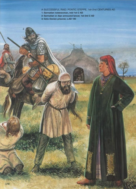 Сарматы и аланы 1-3 века н.э.