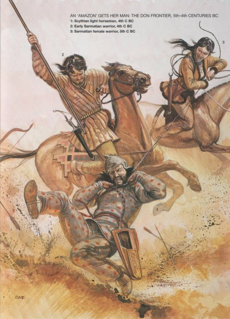 Сарматы и скиф 4-5 века до н.э.