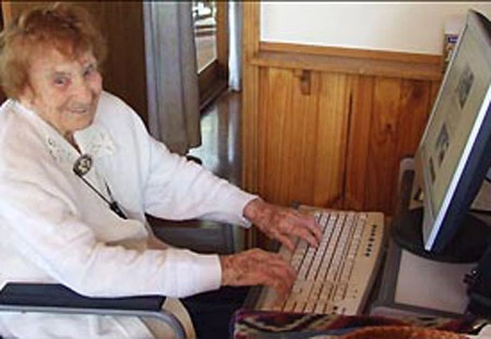 В 107 лет она открыла свой блог!