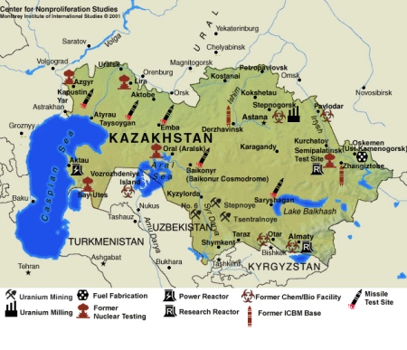 Ядерные объекты Казахстана