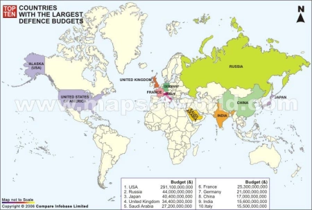 Крупнейшие военные бюджеты