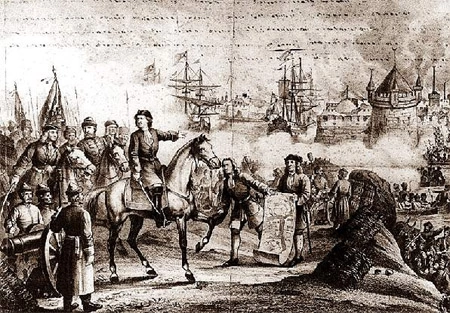 Русской армией предпринят первый штурм Азова