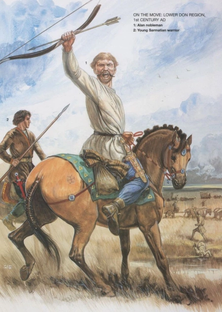 Сарматы и аланы  1 век н.э.