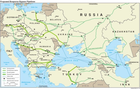 Трубопроводы в обход Босфора